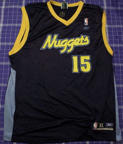 Carmelo Anthony Nuggets Jersey Sz XL NBA Reebok Blue Yellow 15 Denver | Carmelo anthony nuggets ...