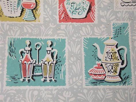 Vintage wallpaper for your 50s kitchen and bath - another source - Retro Renovation