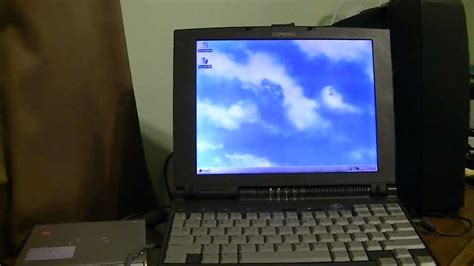 Vintage Compaq Armada 4120 Laptop - YouTube