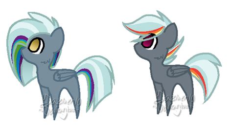 Rainbow Dash x Thunderlane Custom for korria1234 by yazmen10 on deviantART