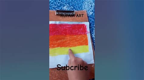 SUNSET DRAWING||HOW TO DRAW SUNSET|| RUPAM ART #art #shorts #sunset - YouTube