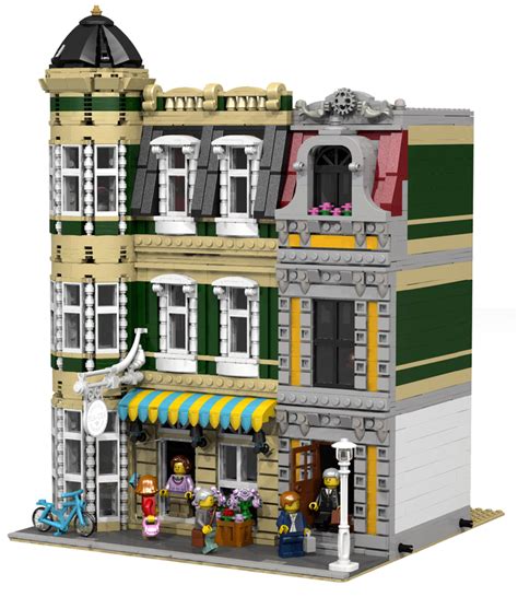 LEGO MOC Modular Pharmacy And Library By Bricksandtiles