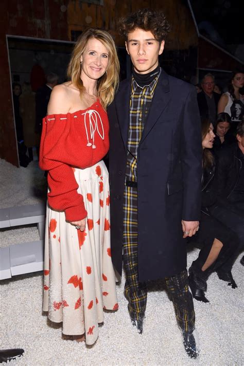 Laura Dern and Son Ellery Harper at Calvin Klein Show 2018 | POPSUGAR ...