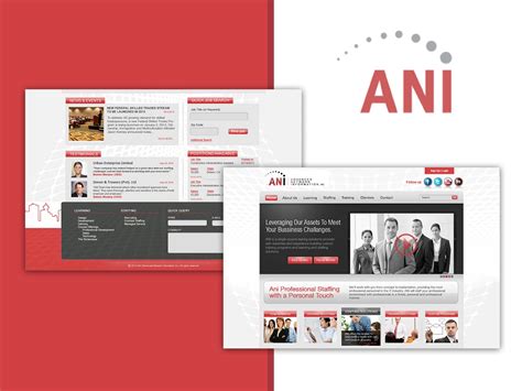 ANI Web Design by prosouls inc on Dribbble