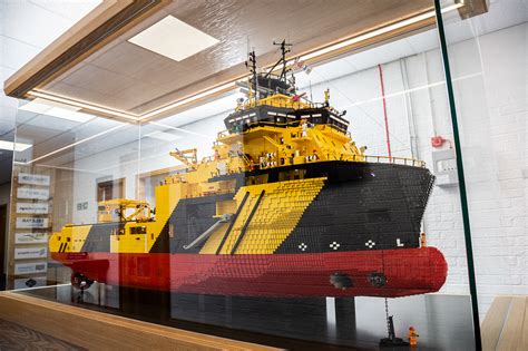 No instructions required - massive Lego ship unveiled - Montrose Port ...