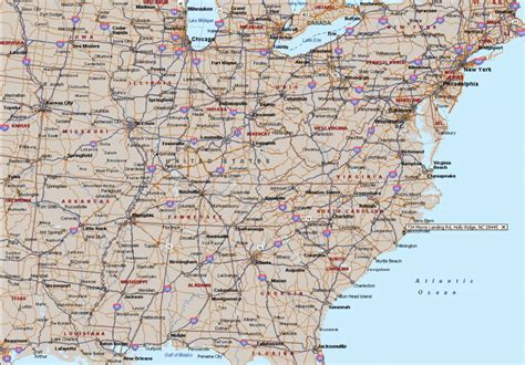 Printable Map Of Eastern United States - Printable Maps