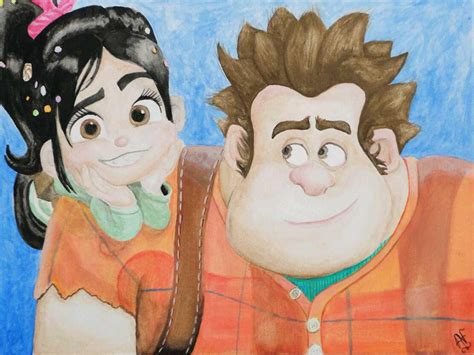 Ralph and Vanellope by WreckItRalphFan on DeviantArt