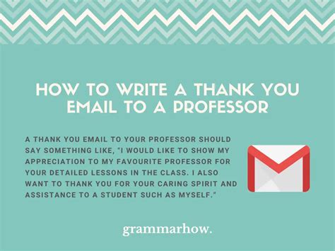 How to Write a Thank-You Email to a Professor (Examples)