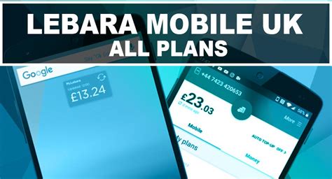 Lebara Mobile UK All Plans & Bundles » Subscription Codes