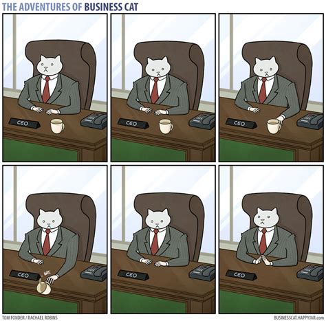 The Adventures Of Business Cat Meme