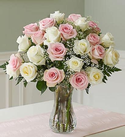 Ultimate Elegance™ Long Stem Pink & White Roses in Croton On Hudson, NY - Cooke's Little Shoppe ...