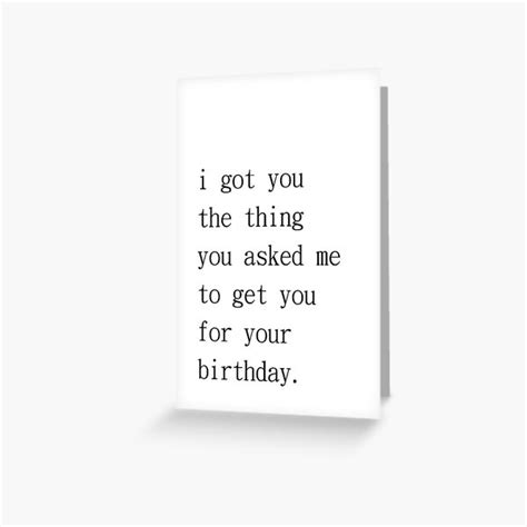 "funny sarcastic birthday card" Greeting Card for Sale by 23saltystreet | Redbubble