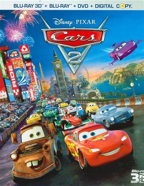 Cars 2 (Blu-ray 3D + Blu-ray + DVD + Digital Copy) (Blu-ray 2011) | DVD ...