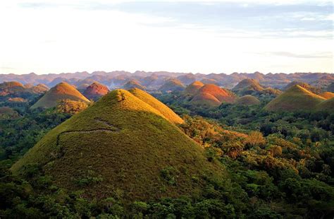 Chocolate Hills Before Sunset Photograph by Alex Uri - Fine Art America