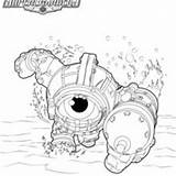 Dive clops coloring Pages  Hellokidscom sketch template
