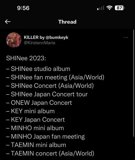 Shinee World Tour 2024 - Mae Kylila