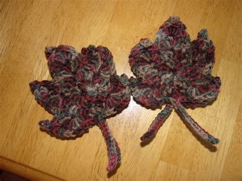 Fall Leaf Crochet Coasters - Etsy