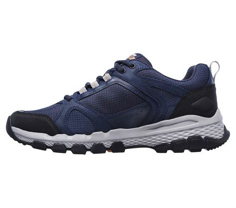 51586 Navy Skechers shoe Men Memory Foam Sport Trail Hiking Comfort Casual - Casual