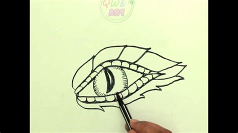 Dragon Eye Drawing Simple