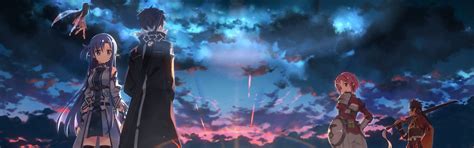 Dual Monitor 4k Anime Wallpapers Free Free Download Anime Girls Dual Screenmoniter [3840x1080 ...