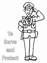 Police officer coloring Pages To Download And Print For Free sketch template