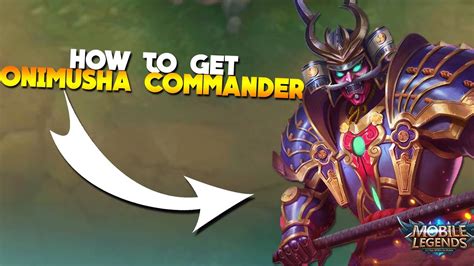 Mobile Legends How To Get The Alpha Skin? (Onimusha Commander) - YouTube