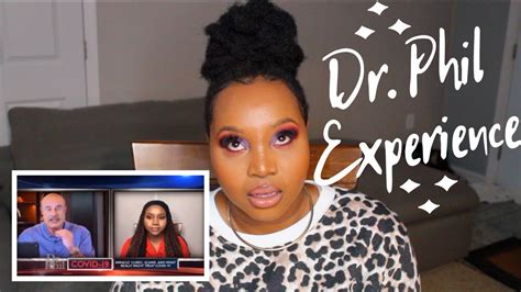 MY EXPERIENCE ON THE DR. PHIL SHOW - YouTube