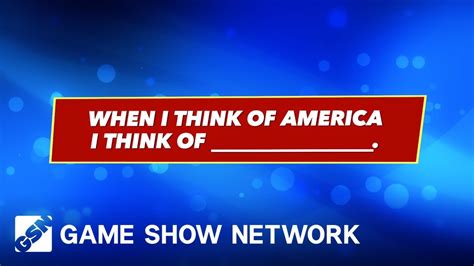 When I Think of America... | America Says | Game Show Network - YouTube