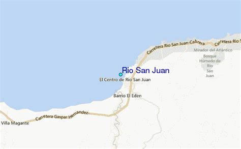 Rio San Juan Tide Station Location Guide