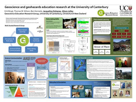 (PDF) Geoscience and geohazards education research at the University of Canterbury