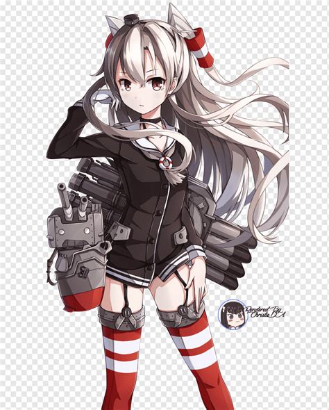 Kantai Collection Japanese destroyer Amatsukaze Battleship Girls Anime ...