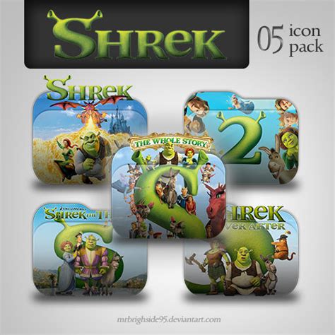 Shrek The Whole Story Folder Icon Pack by mrbrighside95 on DeviantArt