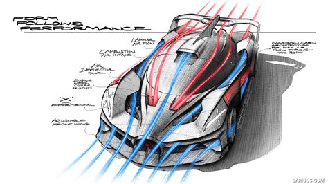 Bugatti Bolide Concept | 2020MY | Design Sketch