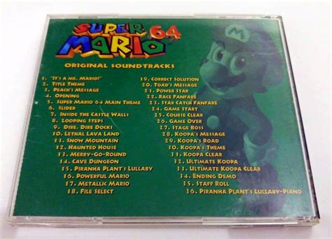 Super Mario 64 - Original Soundtrack Cd Import Nintendo Raro | MercadoLibre