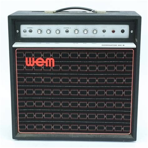 WEM Dominator Mk III guitar amplifier, made in England, circ... in...