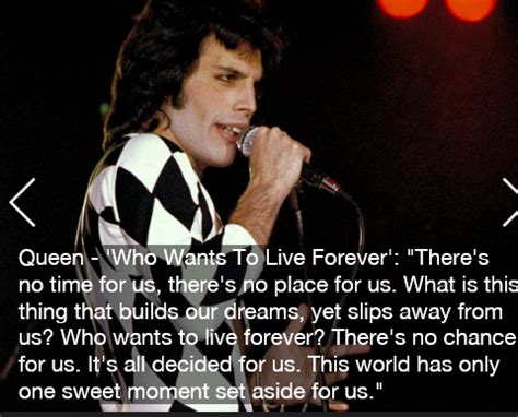 a man with long hair holding a microphone in front of a quote from michael jackson