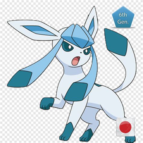 Pokémon x y pokémon go glaceon eevee, pokemon rosa azul, mamífero ...