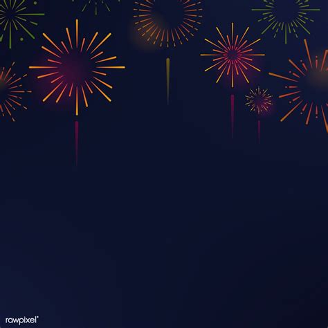 Firework explosions background design vector | free image by rawpixel ...