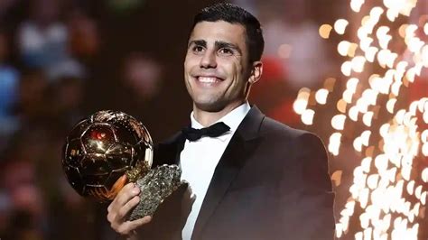 Manchester City's Rodri Secures Ballon D'Or As World’s Best Footballer ...