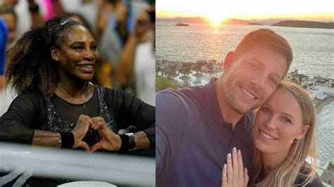 Serena Williams showers her love and congratulates Caroline Wozniacki on the arrival of her ...