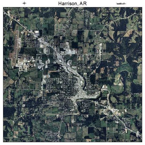 Aerial Photography Map of Harrison, AR Arkansas