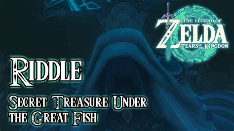 Secret Treasure Under the Great Fish Riddle - The Legend of Zelda ...