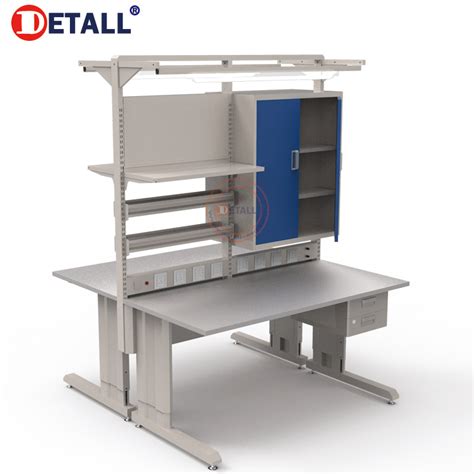 Double ESD Workbench With Cabinet | Detall-ESD