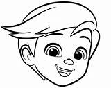 Boy Face Coloring Page At GetDrawings  Free Download sketch template