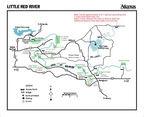 Little Red River Arkansas Map | US States Map