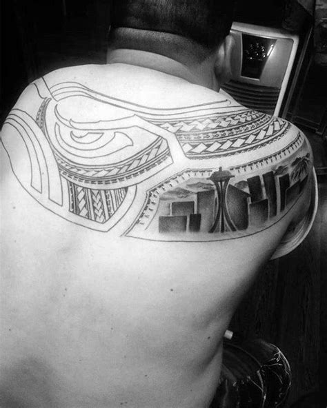 30 Seattle Skyline Tattoo Designs For Men - City Ink Ideas