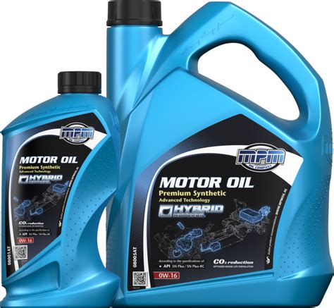 08000AT • Motor Oil 0W-16 Premium Synthetic Advanced Technology | Products | MPM Oil