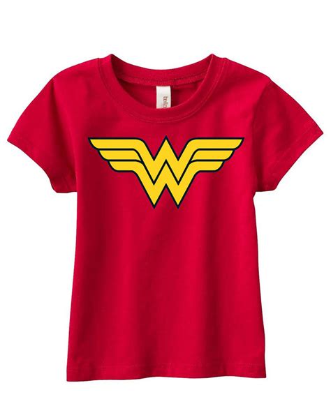 Superhero T-Shirts For Women, Girls Wonder Woman Logo superhero tshirt ...