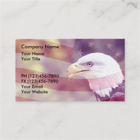 Patriotic Business Cards Background | Zazzle