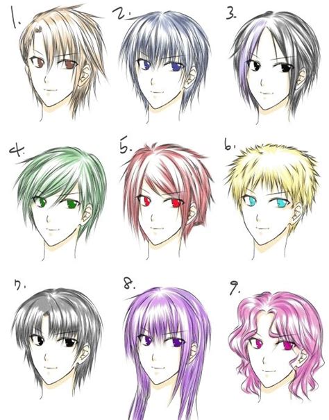 Male+Hair+by+xmallowYUM.deviantart.com+on+@DeviantArt | Anime hairstyles male, Anime hair, How ...